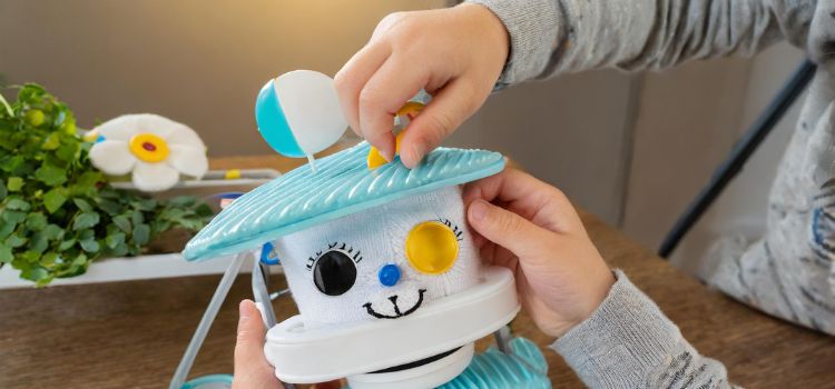 Step-by-step guide on securely attaching safety eyes to a baby toy