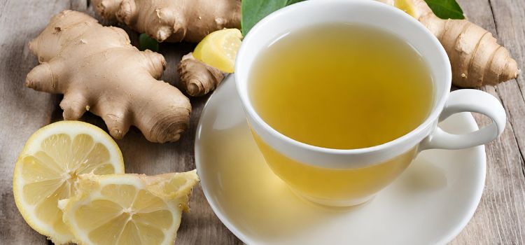 Ginger and lemon tea which is safe alternatives for nausea relief during pregnancy 